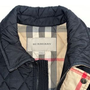 Authentic Burberry quilted jacket youth size 12Y/150 cm fits like women size XS.